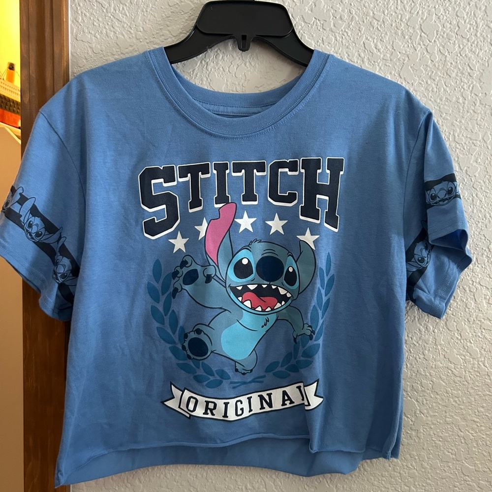 Disney Stitch Blue Kids T-Shirt